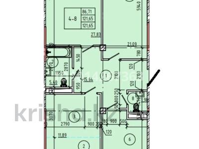 4-бөлмелі пәтер · 157.95 м² · 3/3 қабат, Ондасынова 20А, бағасы: 157 млн ₸ в Алматы, Медеуский р-н