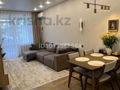3-бөлмелі пәтер · 77.2 м² · 1/3 қабат, мкр Таусамалы, Жандосова 70Б, бағасы: 73 млн ₸ в Алматы, Наурызбайский р-н