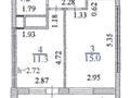1-бөлмелі пәтер · 41.2 м² · 4/15 қабат, Кабанбай батыр — Пересечение Орынбор и Кабанбая, бағасы: 33 млн ₸ в Астане, Есильский р-н — фото 8