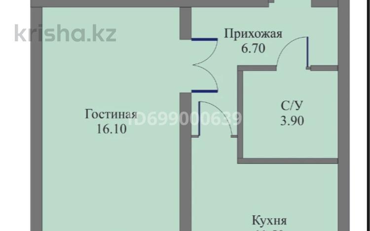 1-комнатная квартира · 40 м² · 1/8 этаж, Жапсарбаева за 19.8 млн 〒 в Алматы, Алатауский р-н — фото 2