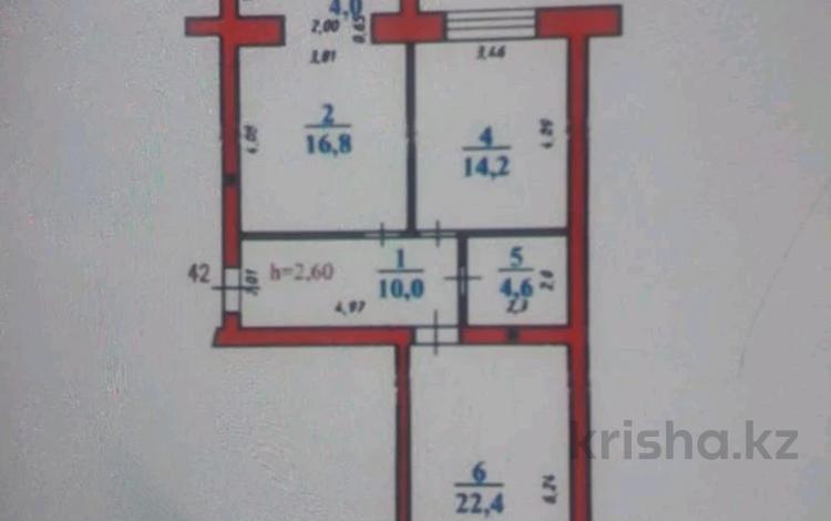 2-комнатная квартира, 72 м², 3/3 этаж, Кызылжарская 15 за 17 млн 〒 в Уральске — фото 2