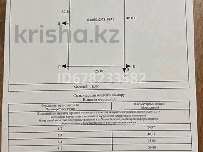 Участок · 10 соток, Жубанова за 3.5 млн ₸ в Нура