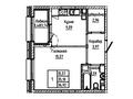1-комнатная квартира · 36.92 м², Ш. Айтыматова за ~ 17 млн 〒 в Астане, Сарыарка р-н — фото 3