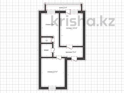 2-комнатная квартира, 51 м², 3/5 этаж, Садуакасова 50 за 17.8 млн 〒 в Кокшетау