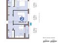 2-бөлмелі пәтер · 70 м² · 12/12 қабат, Е-899 ДЕШЕВЛЕ чем у застройщика 5/1, бағасы: 59 млн ₸ в Астане, Нура р-н — фото 2