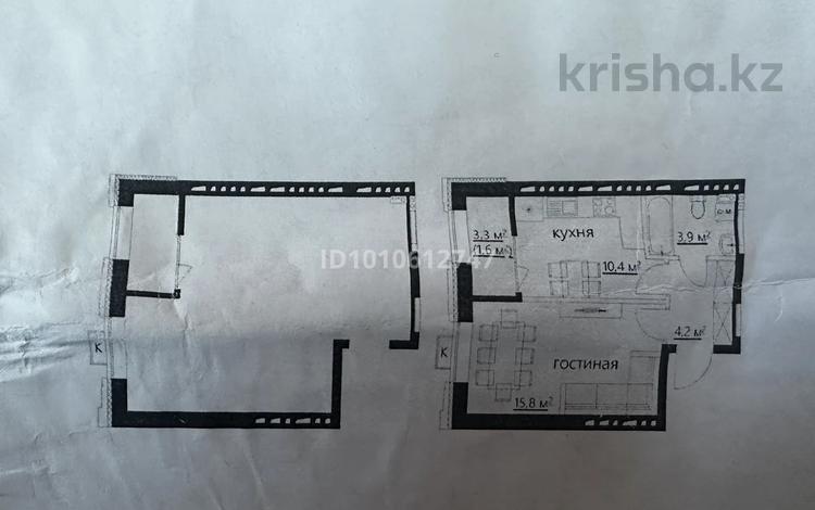 1-комнатная квартира · 38 м² · 3/6 этаж, ​067-й учетный квартал 4 за 18 млн ₸ в Караганде, Алихана Бокейханова р-н — фото 2