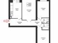 3-комнатная квартира · 82 м² · 8/9 этаж, Шамши Калдаякова 32 — С.Нурмагамбетова за 43.5 млн ₸ в Астане, Алматы р-н — фото 2