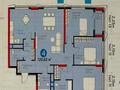 4-комнатная квартира · 121 м² · 5/17 этаж, Хусейн бен Талал за 92 млн ₸ в Астане, Есильский р-н — фото 2