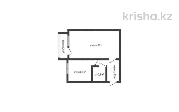 1-комнатная квартира, 31 м², 3/5 этаж, Текстильщиков 18