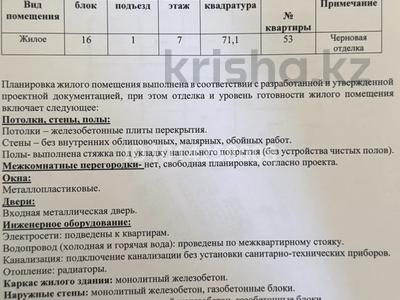 3-бөлмелі пәтер · 72 м² · 7/9 қабат, Шұғыла ш/а. 342/1, бағасы: 36 млн ₸ в Алматы, Наурызбайский р-н