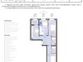 3-бөлмелі пәтер · 80 м² · 9/10 қабат, Район Нұра, пересечение проспекта Ұлы Дала и улицы Ш.Айтматова, бағасы: 41.5 млн ₸ в Астане