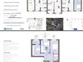 3-бөлмелі пәтер · 80 м² · 9/10 қабат, Район Нұра, пересечение проспекта Ұлы Дала и улицы Ш.Айтматова, бағасы: 41.5 млн ₸ в Астане — фото 2