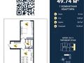 2-бөлмелі пәтер · 48.39 м² · 7/9 қабат, Қайрат ш/а., Сыбызгы 3, бағасы: 30 млн ₸ в Алматы, Турксибский р-н