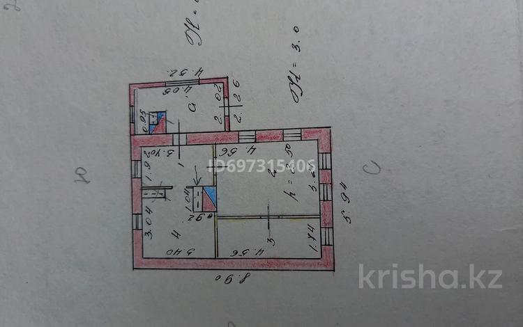 Отдельный дом • 3 комнаты • 51 м² • 5 сот., мкр Омега, ДК Молодежи маг.40й — Депо за 12 млн 〒 в Уральске, мкр Омега — фото 2