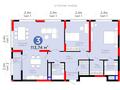 3-комнатная квартира · 115 м² · 15/21 этаж, Бухар жырау 20 — ГОРЯЧКА! Ключи в этом месяце! за 85 млн ₸ в Астане, Есильский р-н