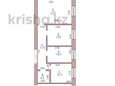 3-комнатная квартира · 72.7 м² · 1/2 этаж, Авиагародок за 16 млн 〒 в Актобе, мкр Авиагородок