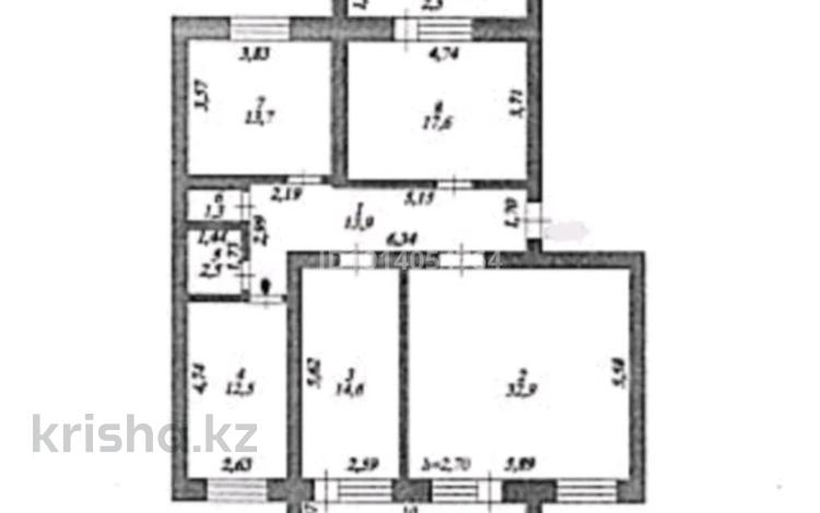 4-комнатная квартира · 114.7 м² · 5/5 этаж, Габита Мусрепова 5 за 40 млн ₸ в Астане, Алматы р-н — фото 3