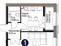 1-комнатная квартира · 34 м² · 8/9 этаж, Е 101 5 за 23 млн ₸ в Астане, Нура р-н — фото 6