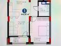 2-бөлмелі пәтер · 44.9 м² · 6/9 қабат, E511 25, бағасы: ~ 28.3 млн ₸ в Астане, Есильский р-н — фото 8