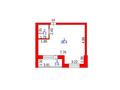 1-бөлмелі пәтер · 45 м² · 4/5 қабат, Жаңа қала ш/а., Акадeмическая 9/10, бағасы: 14.4 млн ₸ в Караганде, Казыбек би р-н — фото 6