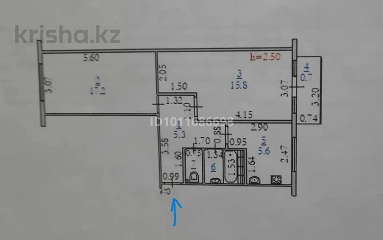 2-бөлмелі пәтер · 48 м² · 5/5 қабат, мкр 5, бағасы: 12.9 млн ₸ в Актобе — фото 2
