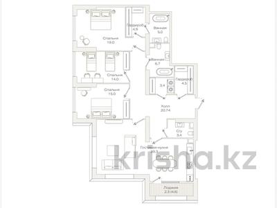 4-бөлмелі пәтер · 138.24 м² · 2/9 қабат, Проспект Аль-Фараби и улица Маркова — ПРОДАЖА БЕЗ КОМИССИИ ! БЛОК НА АЛЬ ФАРАБИ !, бағасы: ~ 195.7 млн ₸ в Алматы, Бостандыкский р-н