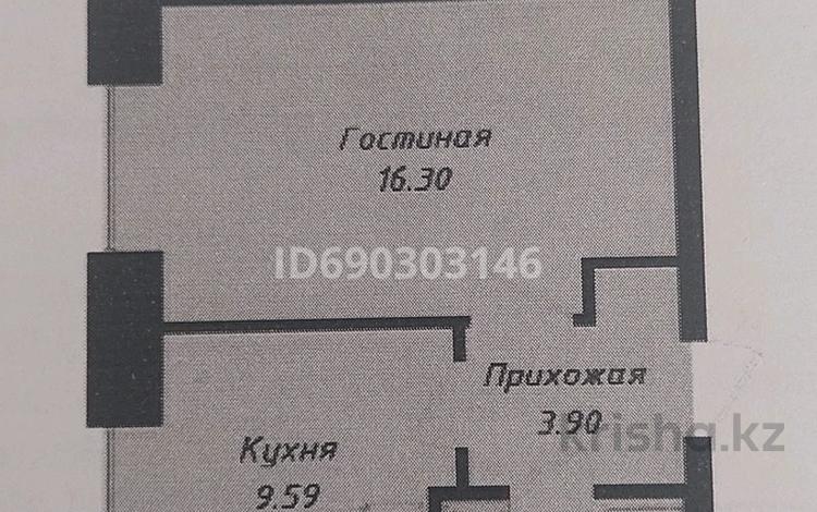 1-бөлмелі пәтер, 34 м², 8/12 қабат, Чингиза Айтматова 77, бағасы: 15 млн 〒 в Астане — фото 2