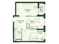 2-комнатная квартира · 58.58 м², Шамши Калдаяков 60Б, 60А за ~ 34 млн ₸ в Астане, Сарайшык р-н — фото 3