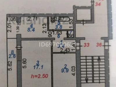 2-бөлмелі пәтер, 42.3 м², 9/9 қабат, мкр Новый Город, Ержанова 10а — 45 квартал, бағасы: 15 млн 〒 в Караганде, Казыбек би р-н