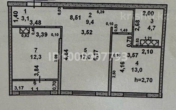 2-бөлмелі пәтер · 60.1 м² · 6/12 қабат, Толеметова, бағасы: 33 млн ₸ в Шымкенте, Туран р-н — фото 18