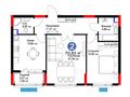 2-комнатная квартира · 71.3 м², Исатай Тайманова — Жарбосынова за ~ 53.6 млн 〒 в Атырау — фото 3