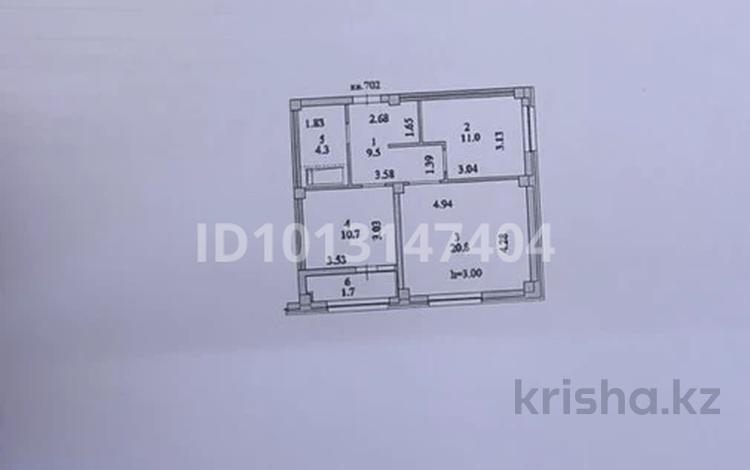 2-бөлмелі пәтер · 59 м² · 13/18 қабат, Е 882 7, бағасы: 37 млн ₸ в Астане, Нура р-н — фото 2