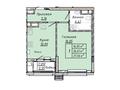 1-бөлмелі пәтер · 37.56 м², Толеметова 106/3, бағасы: ~ 15.4 млн ₸ в Шымкенте, Абайский р-н — фото 3