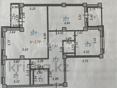 3-комнатная квартира · 92 м² · 4/9 этаж, Сатпаева 31 за 45 млн 〒 в Астане, Алматы р-н