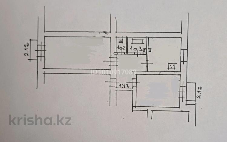 2-бөлмелі пәтер · 46 м² · 2/3 қабат, Достык — Погранучилище (Пограничная академия КНБ), бағасы: 49.5 млн ₸ в Алматы, Медеуский р-н — фото 2