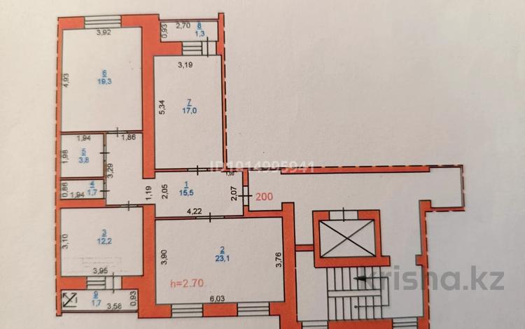 3-комнатная квартира · 97 м² · 6/9 этаж, ул. Жайау - Муса 7б 7 Б за 45 млн ₸ в Павлодаре — фото 2