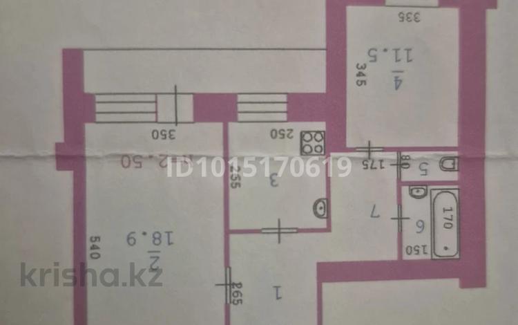 2-комнатная квартира · 51.8 м² · 2/9 этаж, мкр 5 9 — Алия Молдагуловой за 22 млн ₸ в Актобе — фото 2