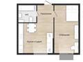 2-комнатная квартира · 46.21 м², ​Промзона территория 216 за ~ 18.5 млн ₸ в  — фото 3