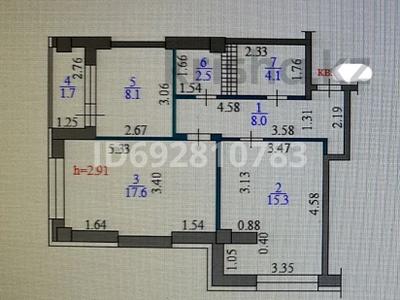 2-комнатная квартира, 60 м², 9/12 этаж, Сулейменова 18 за 42 млн 〒 в Алматы, Ауэзовский р-н