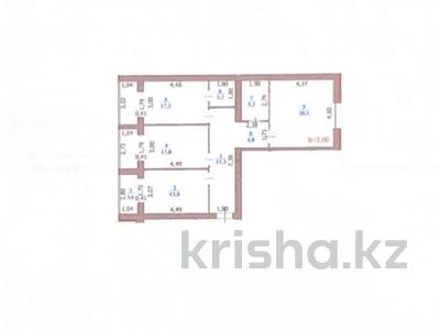 3-комнатная квартира, 97.6 м², 3/3 этаж, Есенберлина за ~ 29.9 млн 〒 в Уральске