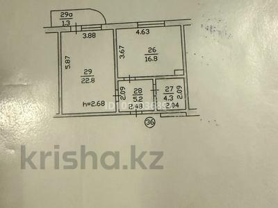 1-бөлмелі пәтер · 50.4 м² · 3/10 қабат, мкр. Акбулак 8, бағасы: 30.5 млн ₸ в Алматы, Алатауский р-н