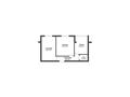 2-бөлмелі пәтер · 66.67 м² · 2/5 қабат, Алтын орда 49л/9, бағасы: 18.5 млн ₸ в Актобе