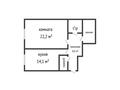 1-бөлмелі пәтер · 57 м² · 6/6 қабат, 5-й микрорайон, бағасы: 25.5 млн ₸ в Костанае — фото 14