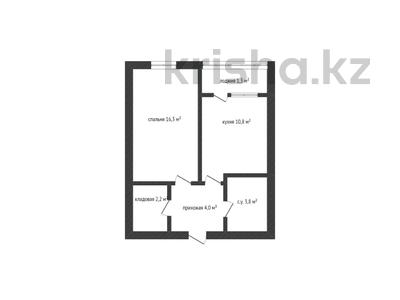 1-комнатная квартира, 42 м², 4/5 этаж, Абулкасымова 164 за 18 млн 〒 в Кокшетау