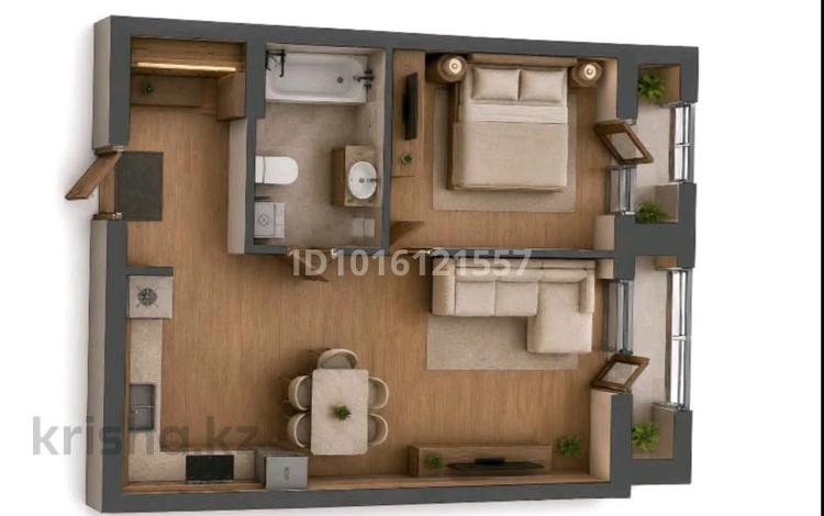 2-комнатная квартира · 41.5 м² · 11/12 этаж, мкр Дарабоз 31 — Almaty Arena за 27 млн ₸ в Алматы, Алатауский р-н — фото 2