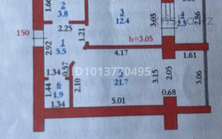 1-бөлмелі пәтер · 47.6 м² · 3/7 қабат, мкр. Алтын орда, Алия Молдагулова 66/2 — Возле теннисного центра ACE, бағасы: 21 млн ₸ в Актобе — фото 2