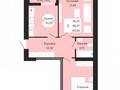 2-комнатная квартира · 60 м² · 6/9 этаж, E 430 3/1 за 20 млн ₸ в Астане