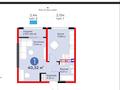 1-комнатная квартира · 40 м² · 6/9 этаж, Белжайлау 47а за 32 млн ₸ в Алматы, Наурызбайский р-н