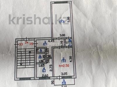 2-комнатная квартира · 48.9 м² · 5/5 этаж, Калмыкова 4 за 12 млн ₸ в Балхаше