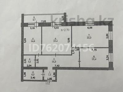 3-комнатная квартира · 115 м² · 3/6 этаж, мкр Женис 32/1 за 49 млн 〒 в Уральске